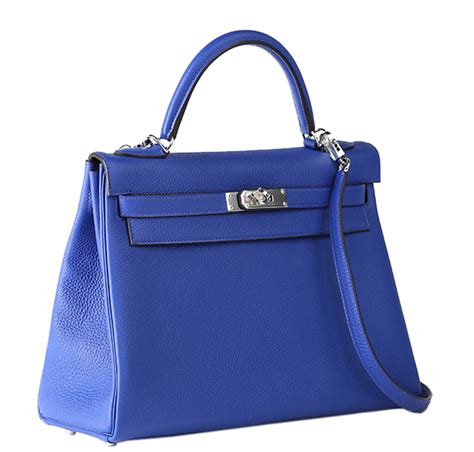 hermes kelly 32 blue electric|Hermes kelly model 32.